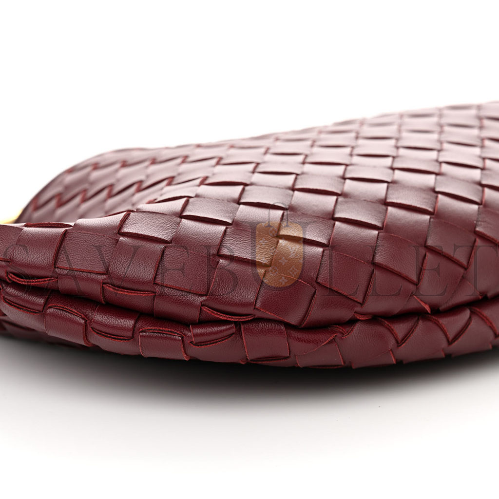 BOTTEGA VENETA NAPPA INTRECCIATO SARDINE BAG BAROLO (34*23*3cm)