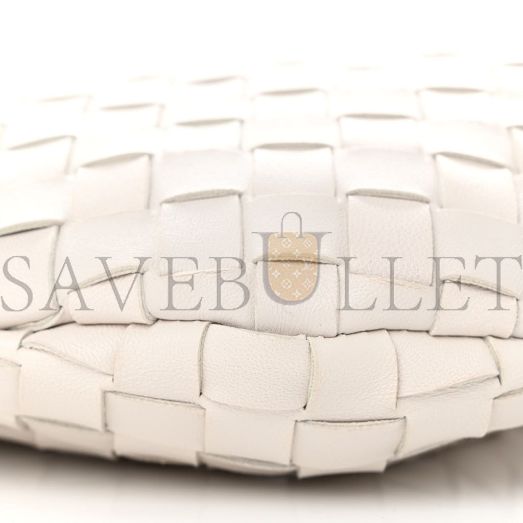 BOTTEGA VENETA NAPPA INTRECCIATO SARDINE BAG CHALK (36*23*3cm)