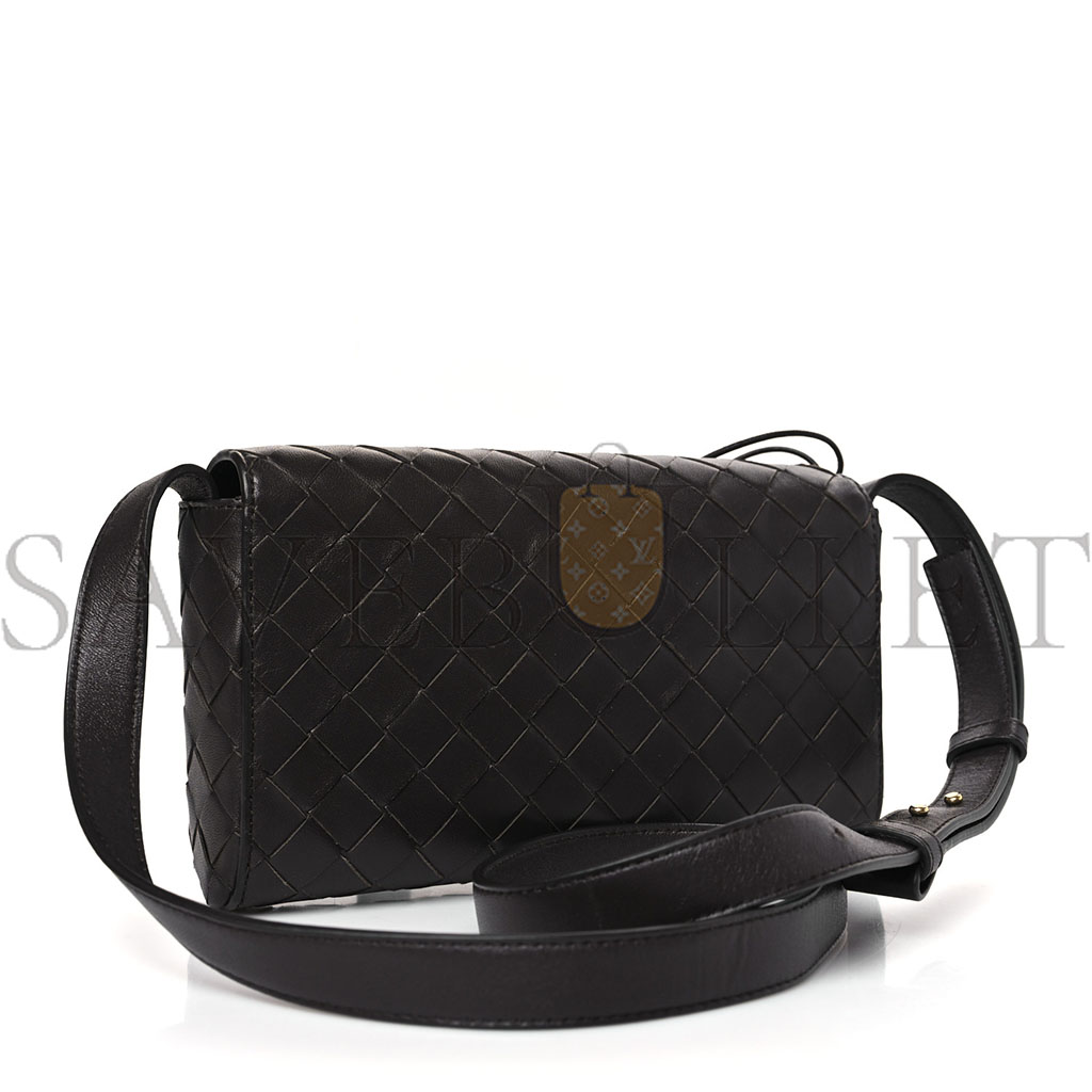 BOTTEGA VENETA NAPPA INTRECCIATO ANDIAMO SHOULDER BAG FONDANT (22*13*5cm)