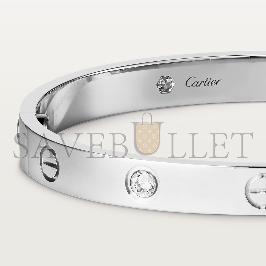 CARTIER LOVE BRACELET, 4 DIAMONDS B6070117