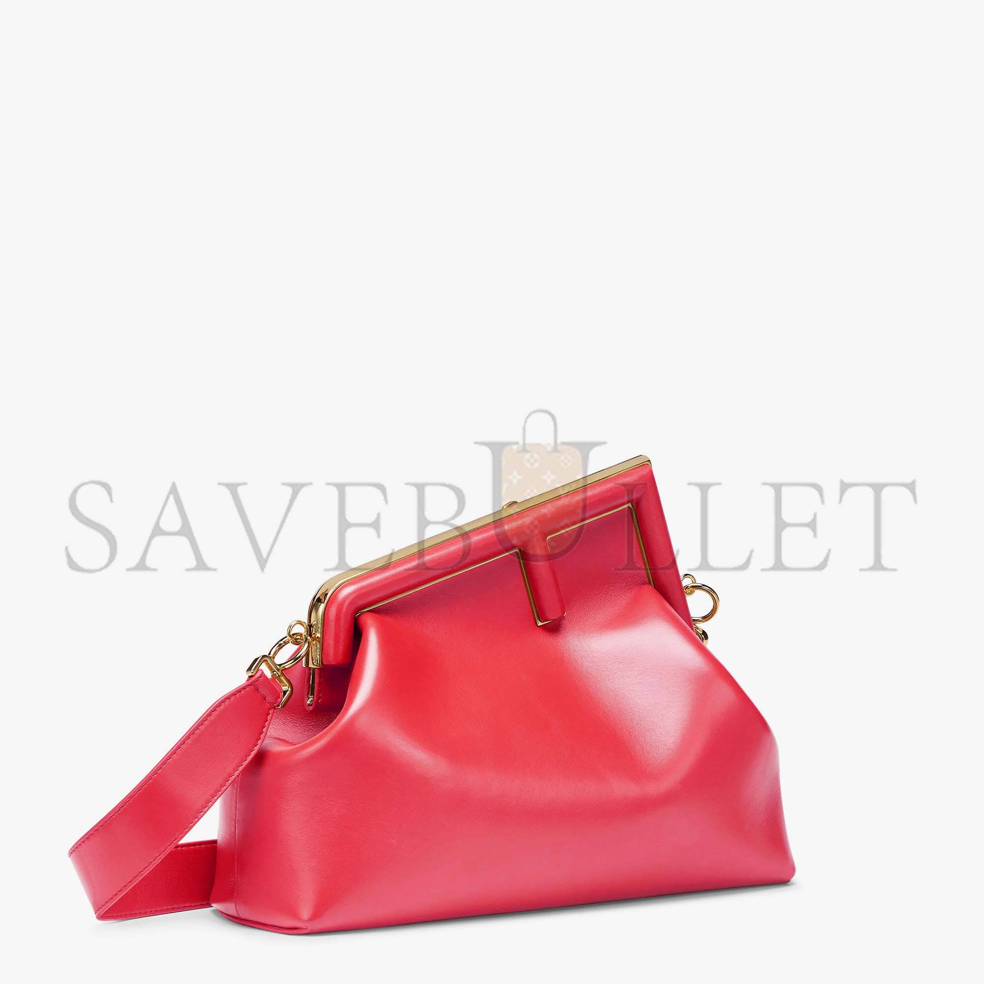 FENDI FIRST MEDIUM - FUCHSIA LEATHER BAG 8BP127ABVEF1HB7 (32.5*23.5*15cm)