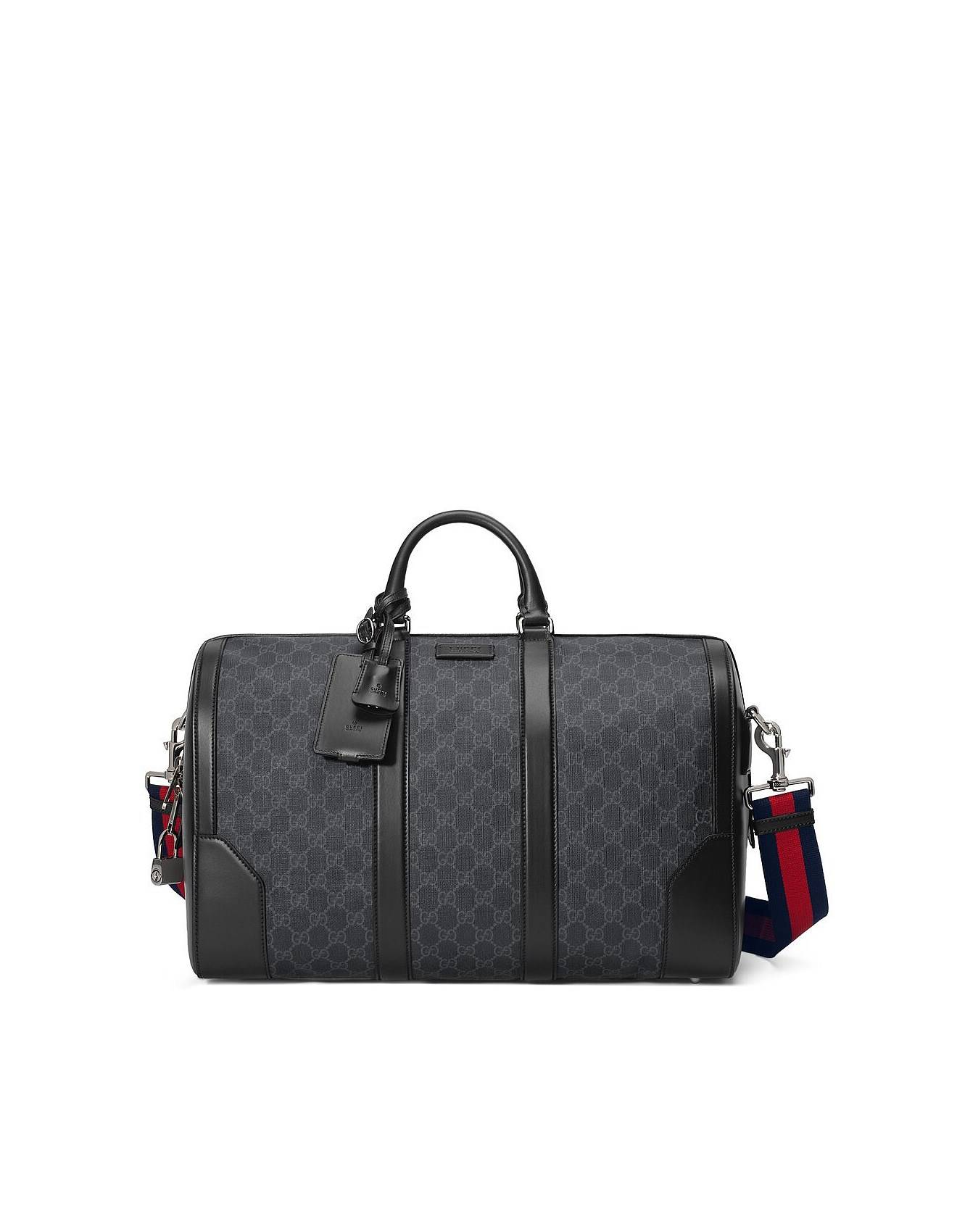 GUCCI GG BLACK CARRY-ON DUFFLE  ‎474131 (44*29*25cm)